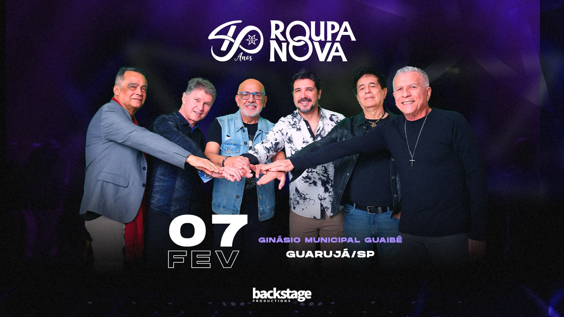 (Adiado) Roupa Nova Turnê 40 Anos - Guarujá - Sp Cover