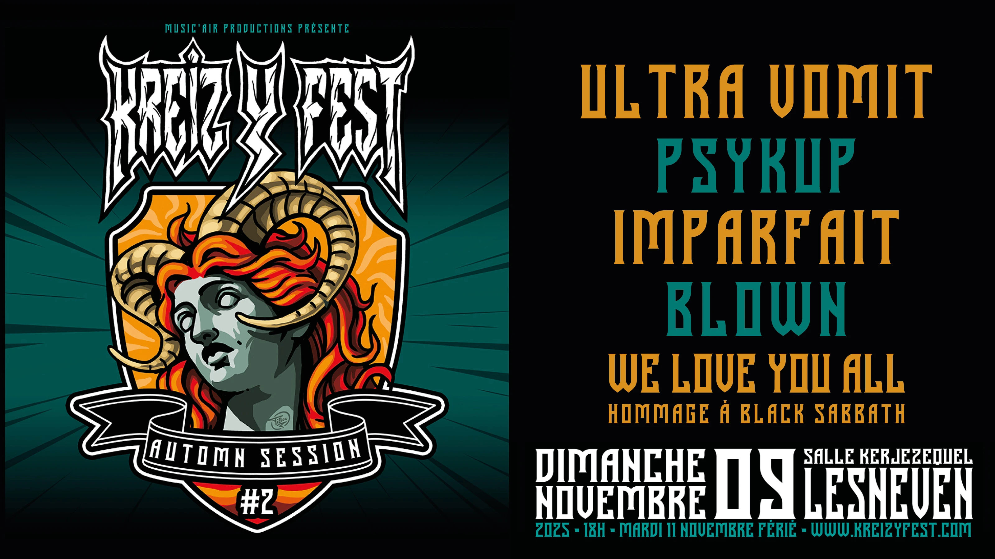 Kreiz Y Fest Autumn Session #2 Cover