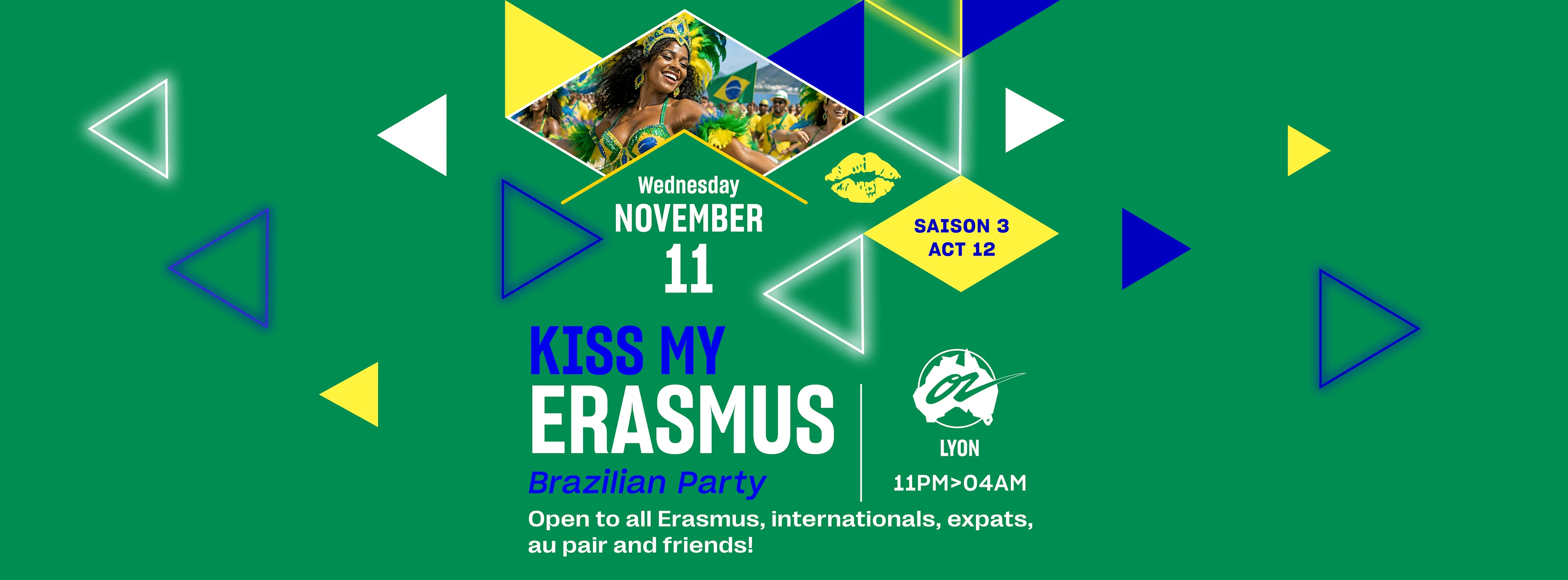 Kiss My Erasmus 11.11 - Lyon Cover