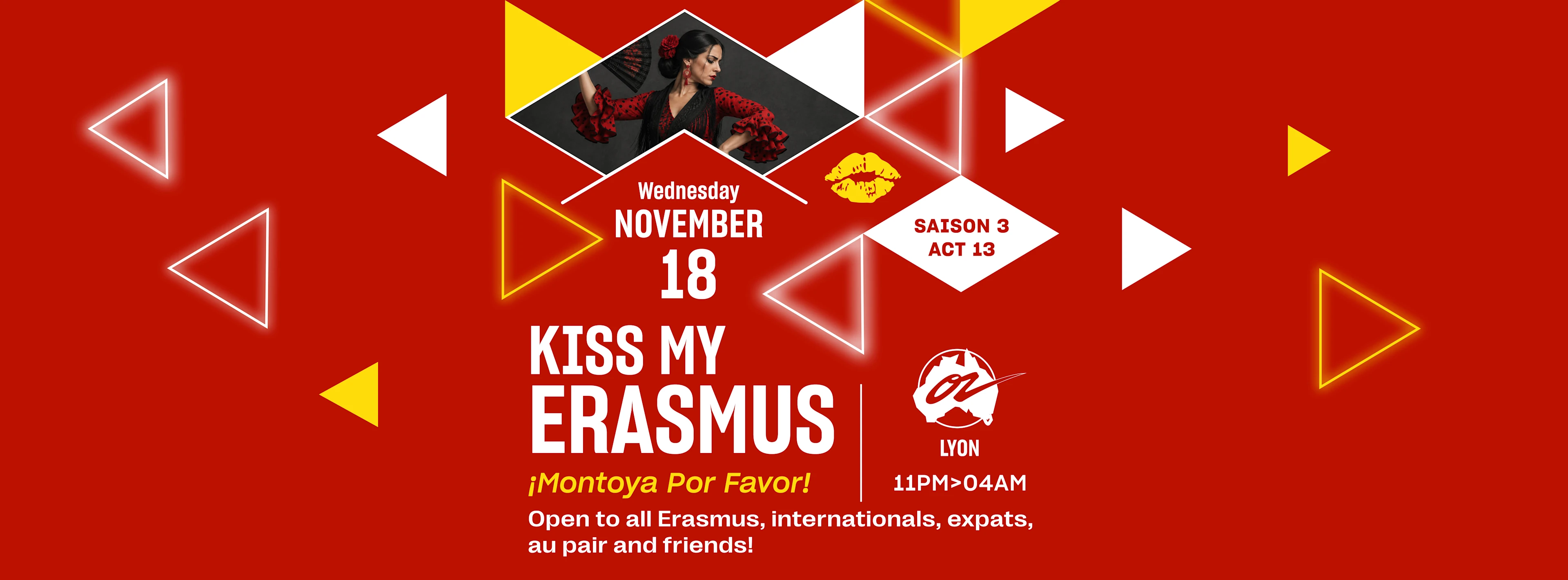 Kiss My Erasmus 18.11 - Lyon Cover