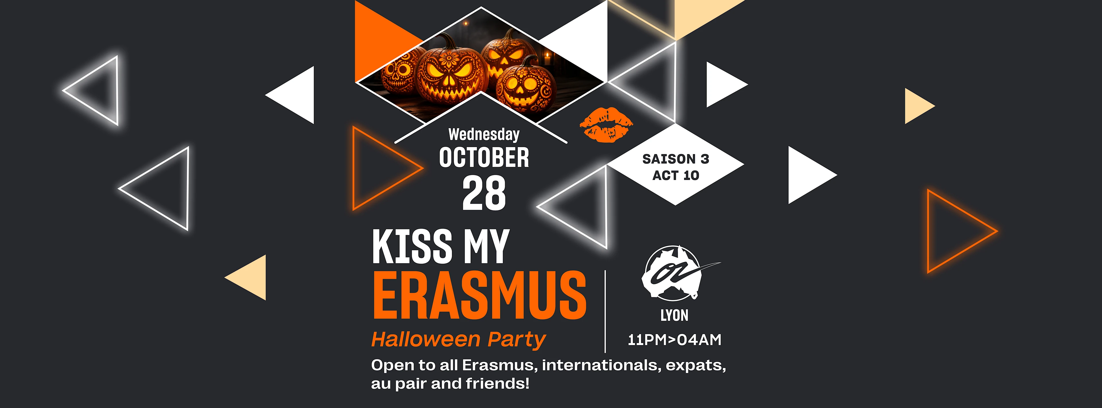 Kiss My Erasmus 28.10 - Lyon Cover