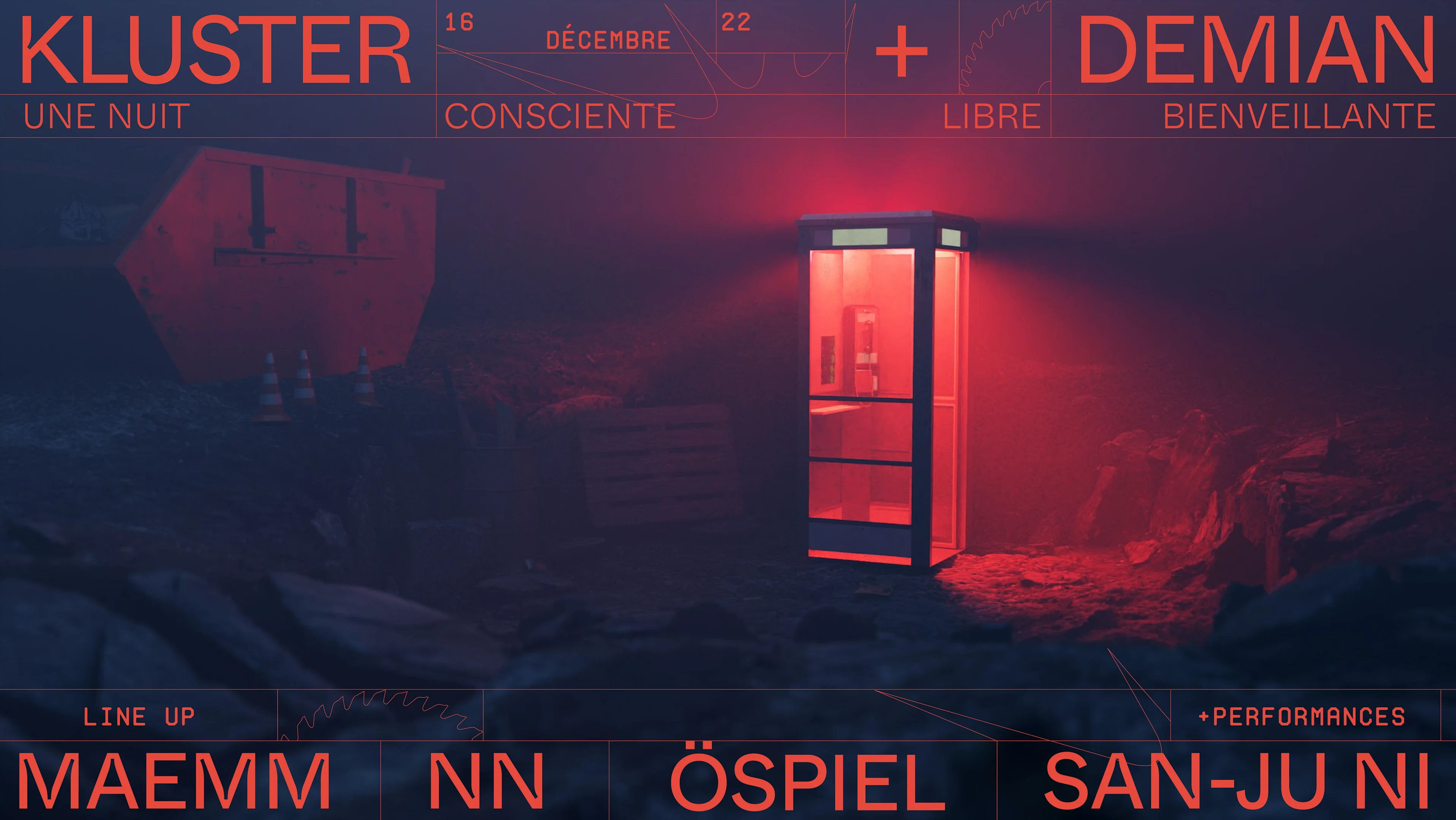 Kluster X Demian : Maemm, Nn, Öspiel, San-Ju Ni Cover