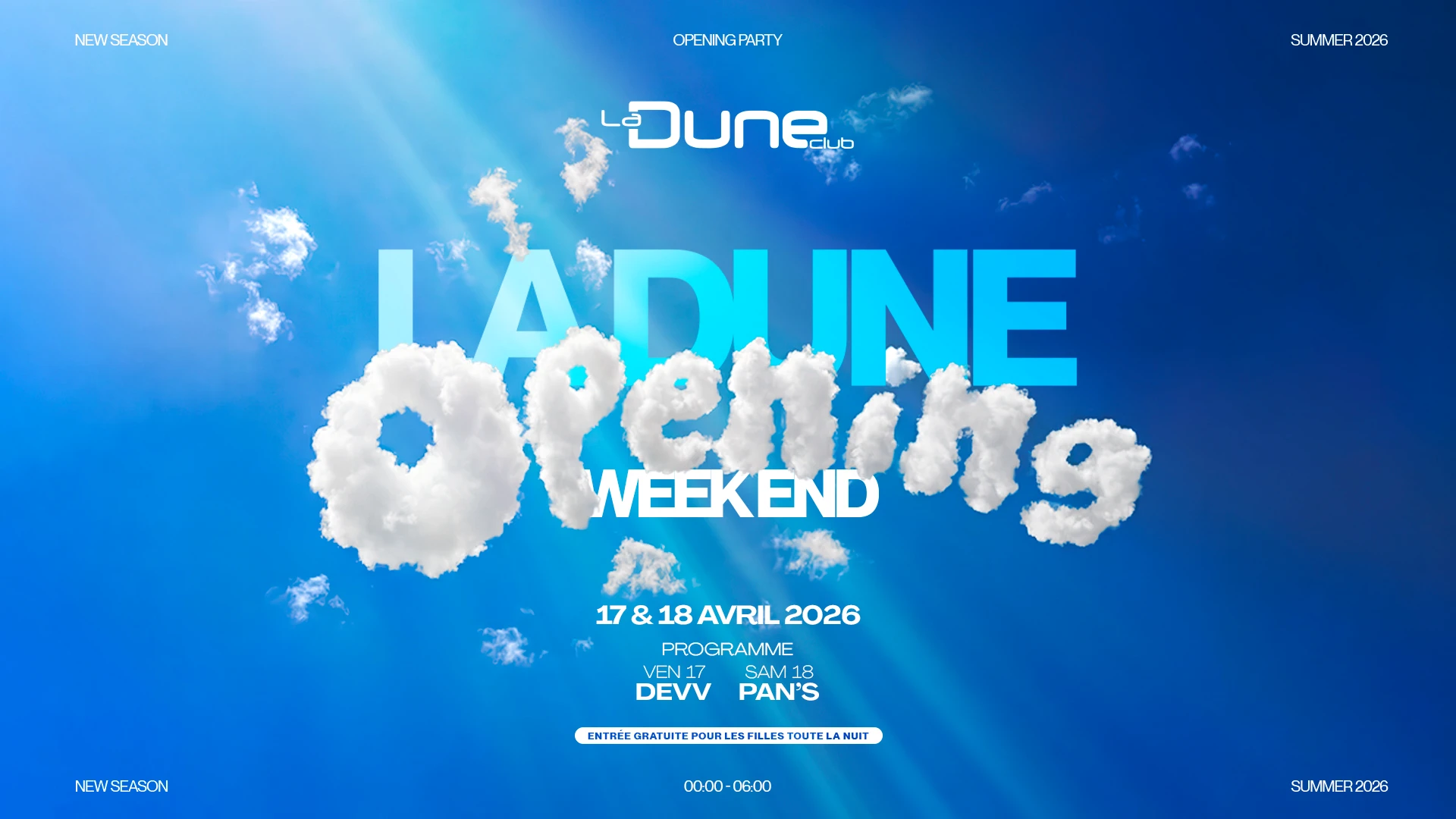 Opening Vendredi 17 Avril Cover