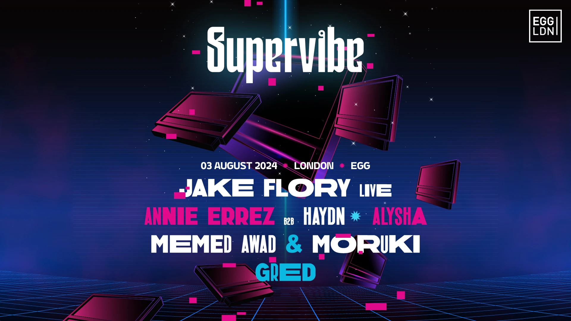 Supervibe Presents Jake Flory Live, Annie Errez And More Cover