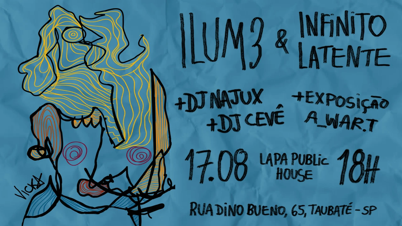 1lum3 + Infinito Latente No Lapa Public House Cover