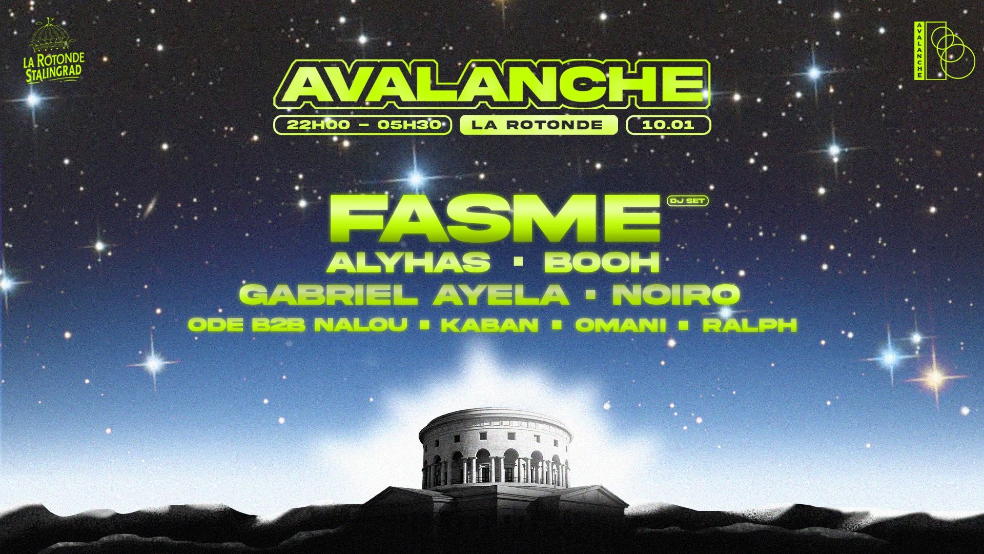 Avalanche : Fasme · Alyhas · Booh · Gabriel Ayela & More Cover