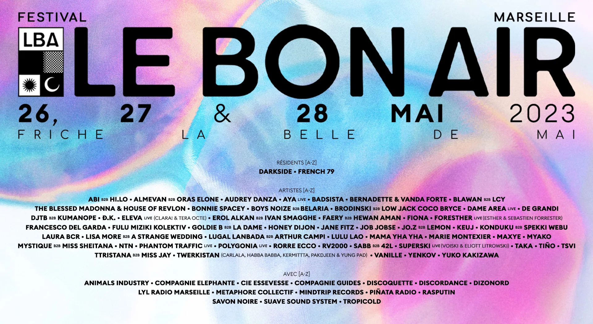 Festival Le Bon Air 2023 Cover