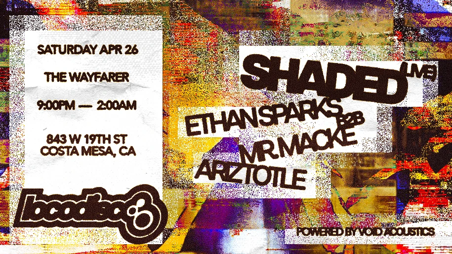 Loco Disco Presents Shaded (Live) Cover