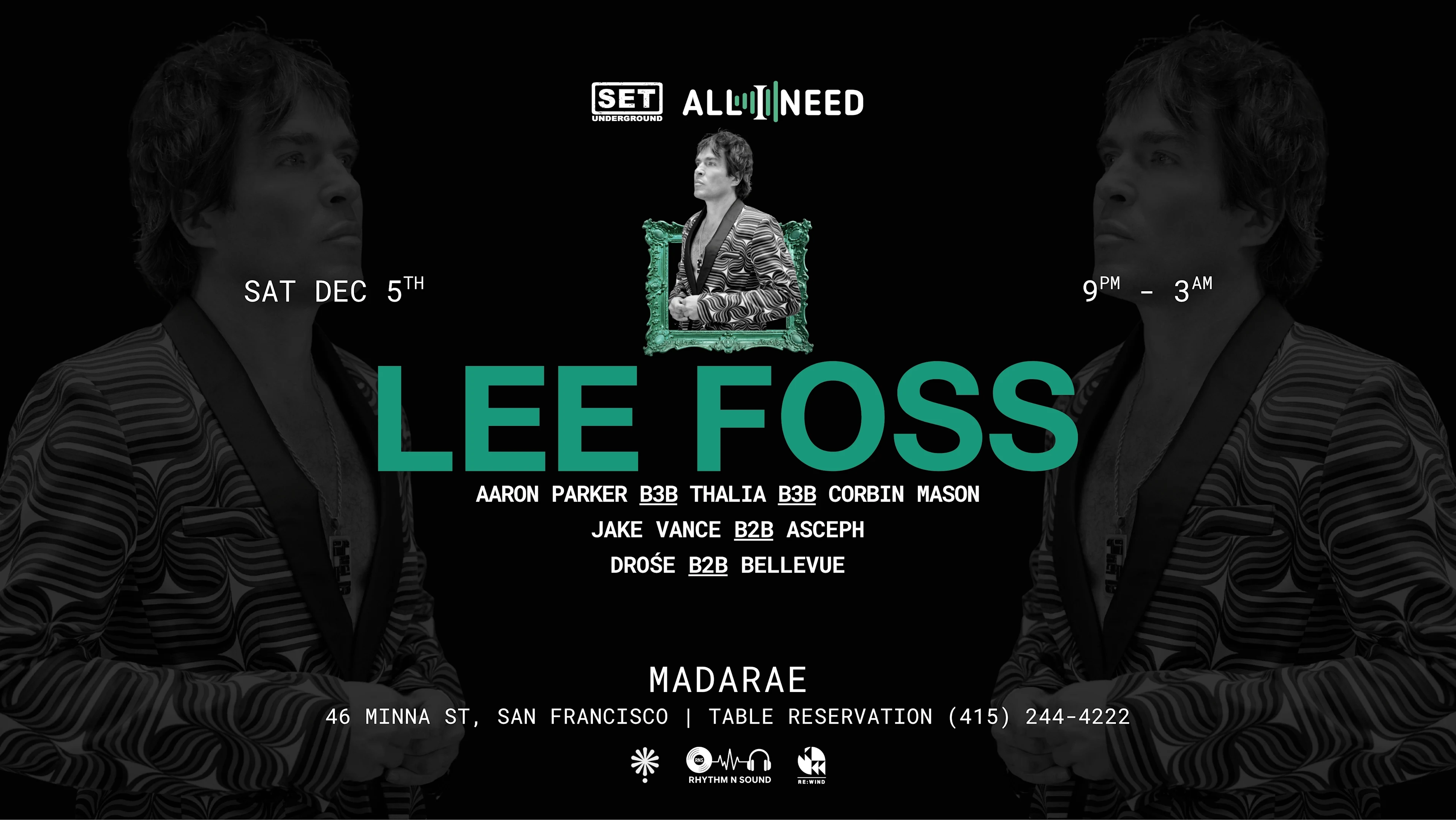 Lee Foss At Madarae Nightclub San Francisco Cover