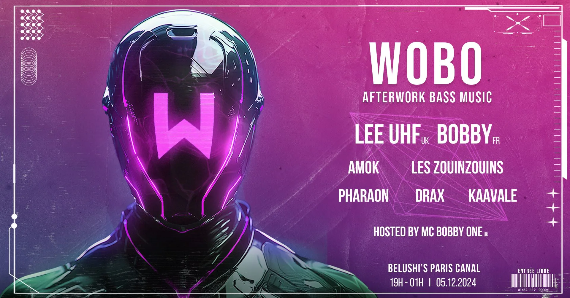 Gratuit - Wobo #30 - Afterwork Bassmusic - Bar Petits Prix Cover