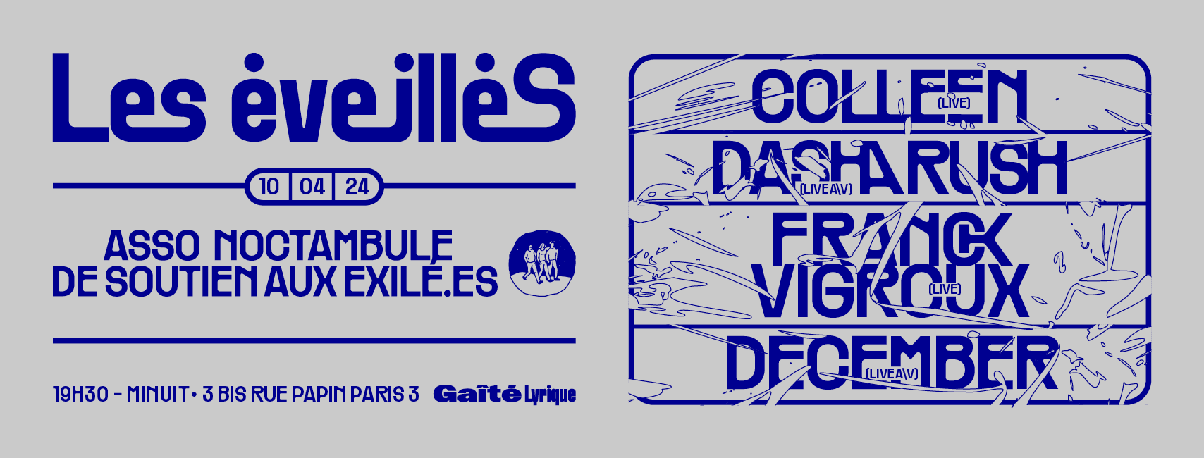 Dasha Rush Live A/V, Franck Vigroux, Colleen, December Cover