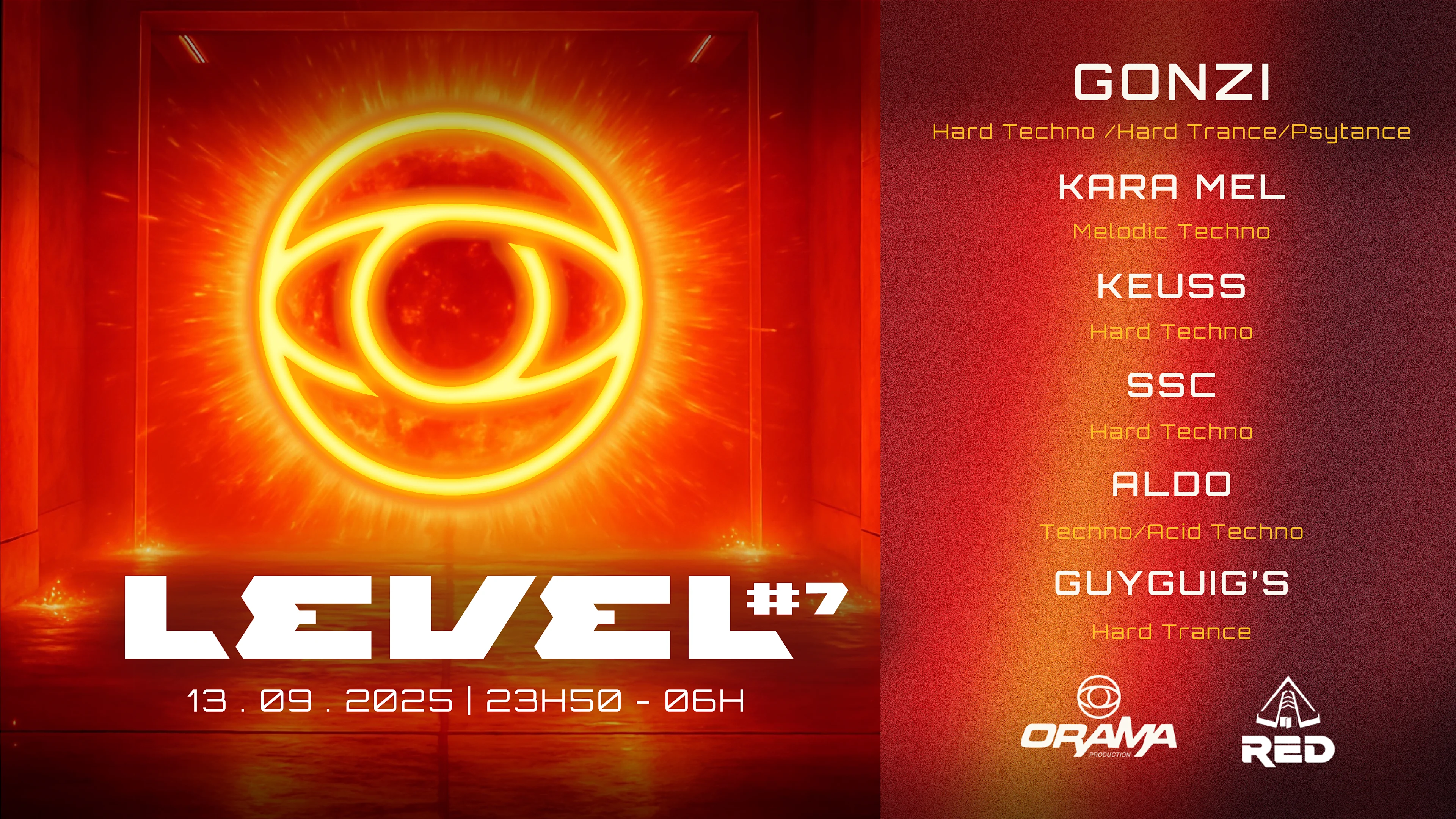 Orama : Level #7 | Gonzi & More... | Red Club | Tours Cover