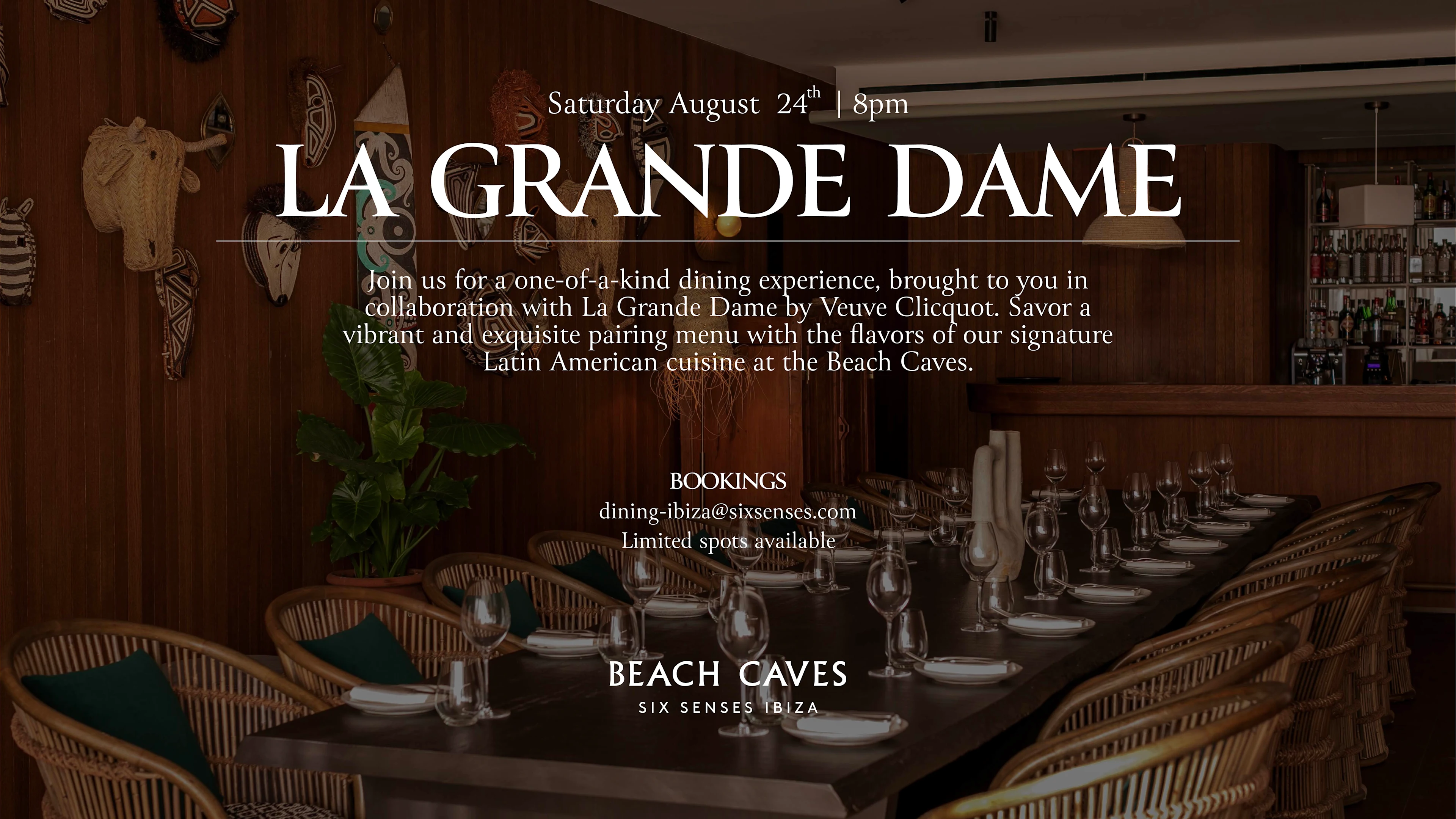 La Grande Dame Dinner Cover