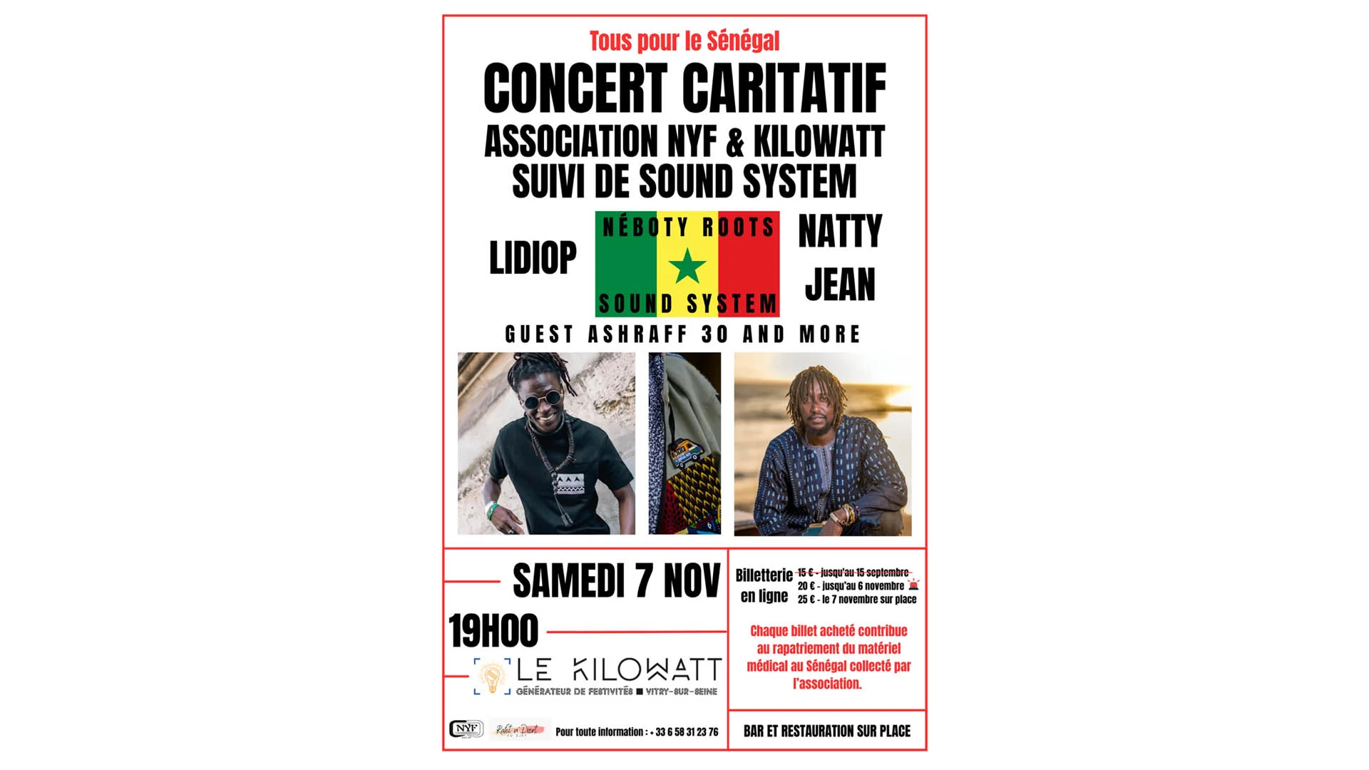 Lidiop + Natty Jean + Ashraff 30 + Neboty Roots Sound System Cover