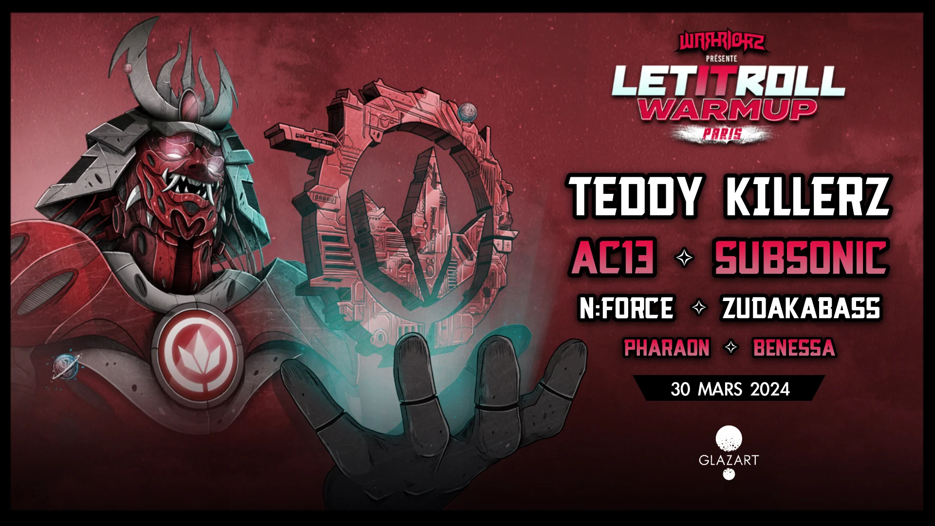 Warriorz X Glazart : Teddy Killerz, Subsonic, Ac13 & More Cover