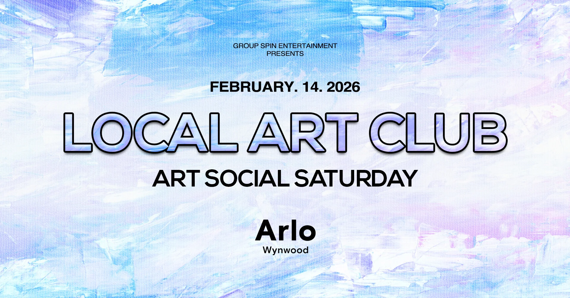 Local Art Club | Art Social Saturday (February 2026) Cover