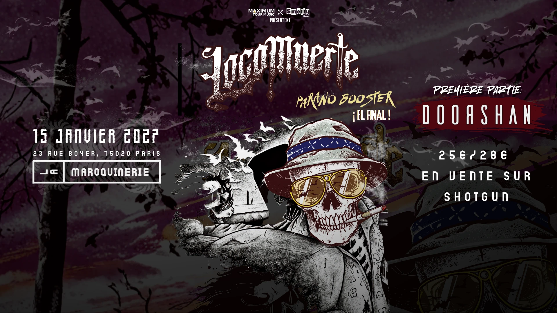 Locomuerte + Doorshan - La Maroquinerie Cover