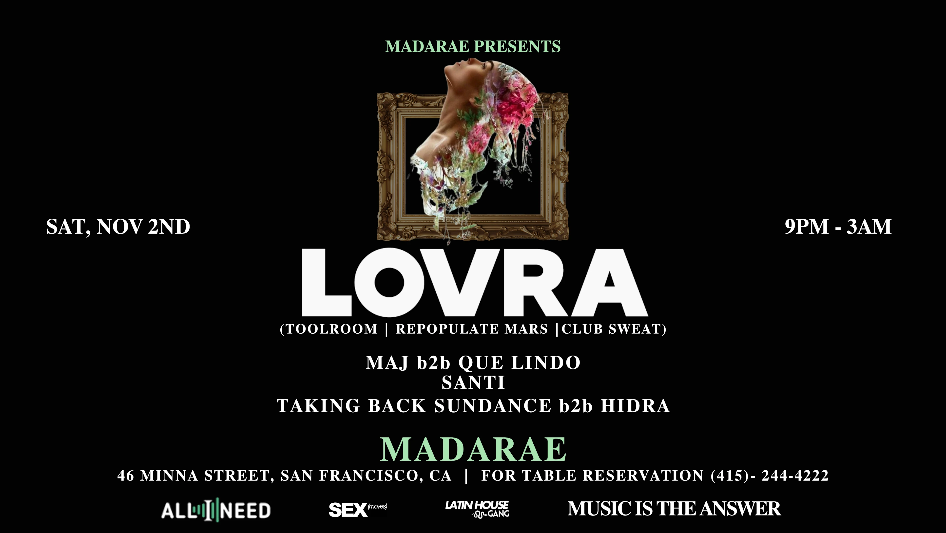 Lovra (Toolroom - Repopulate Mars) At Madarae Cover