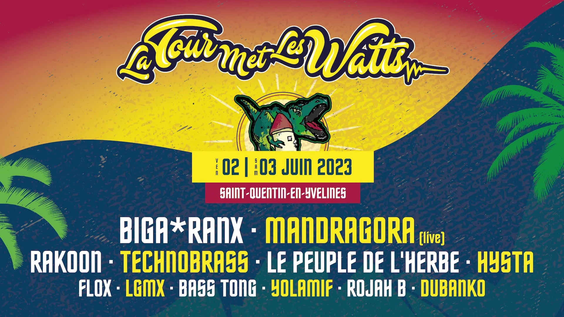 Festival La Tour Met Les Watts 2023 Cover