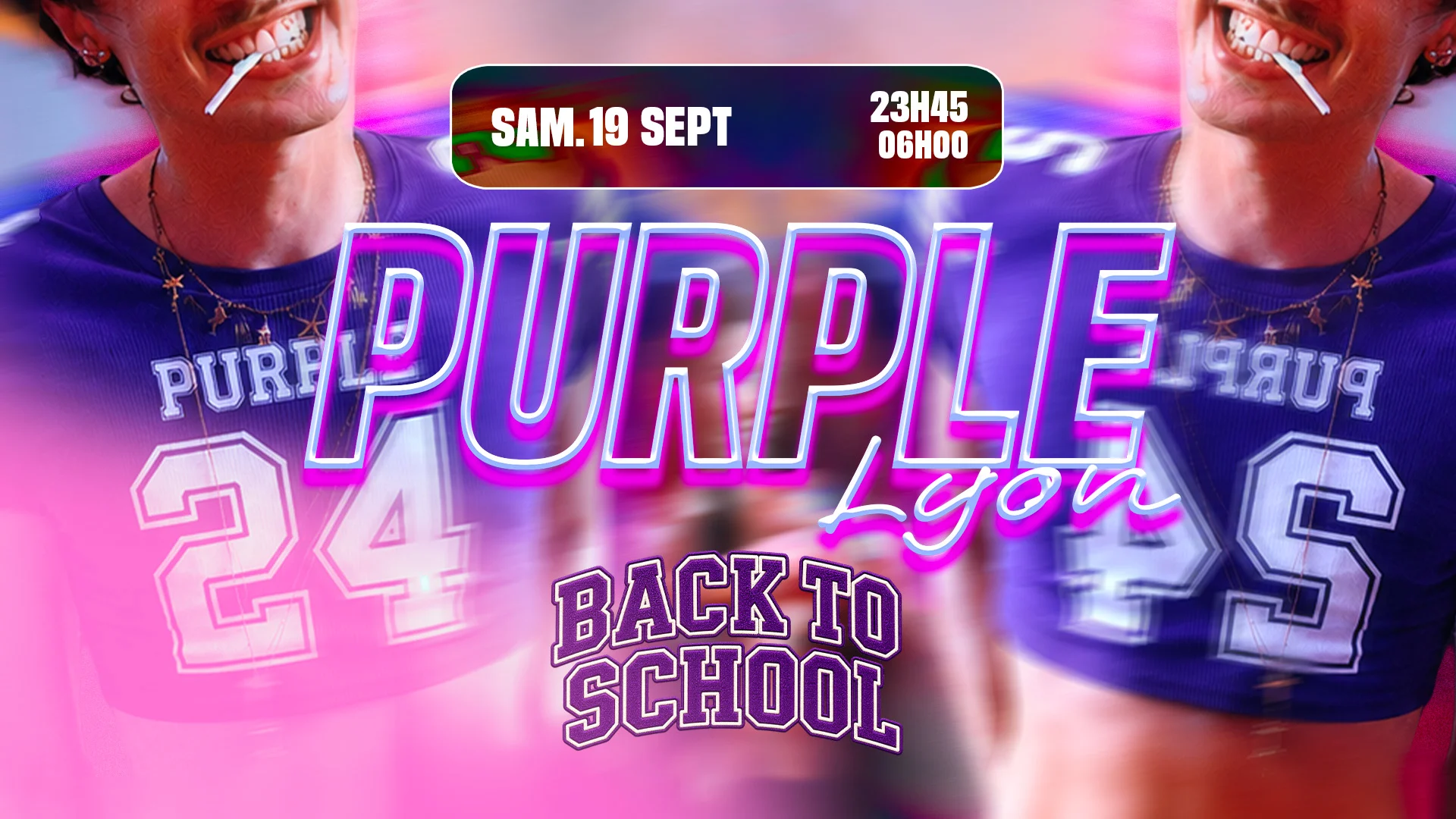 La Purple Lyon - Back To School Cover