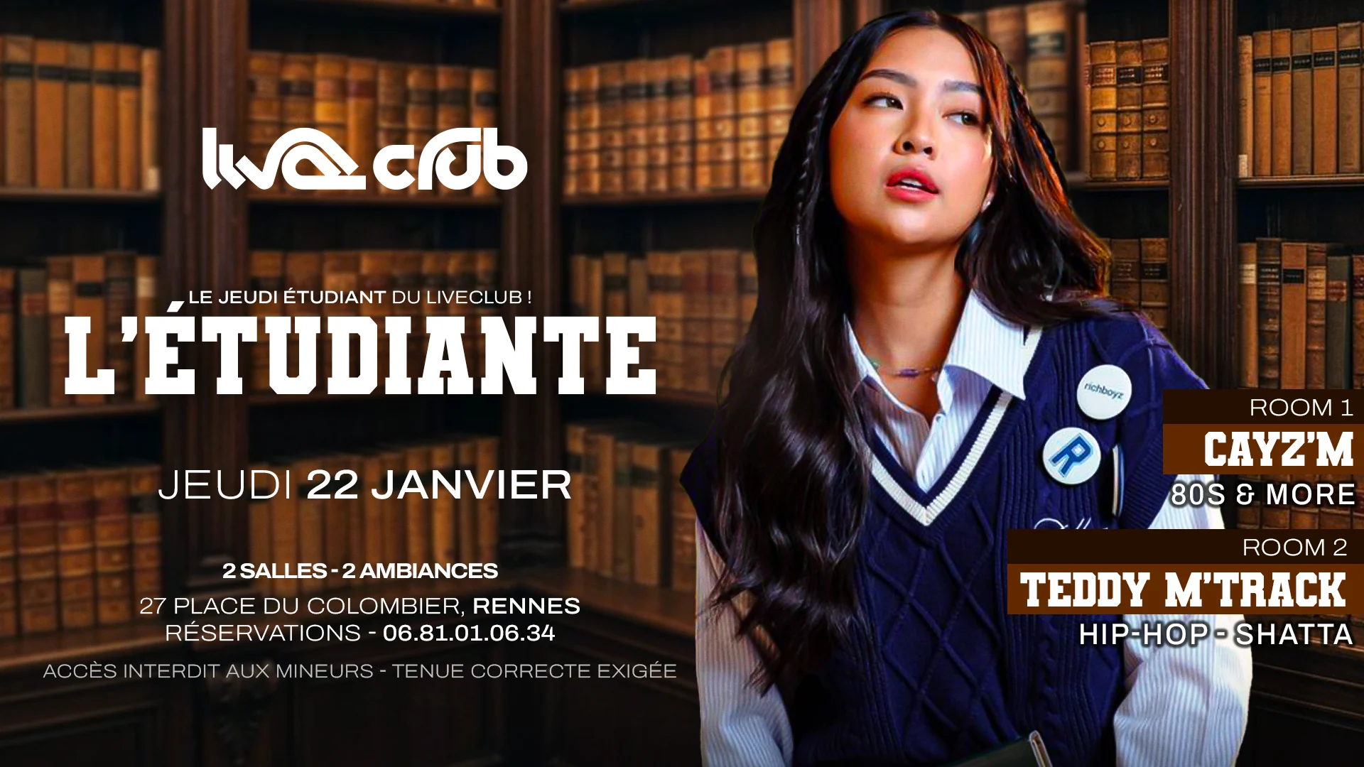 L'etudiante : M'track(R2) & Cayz'm (R1) Cover