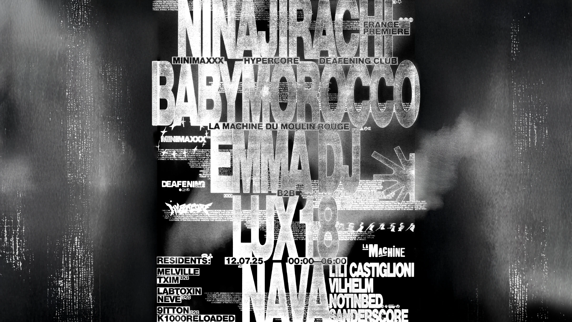 Minimaxxx + Deafening Club + Hypercore Cover