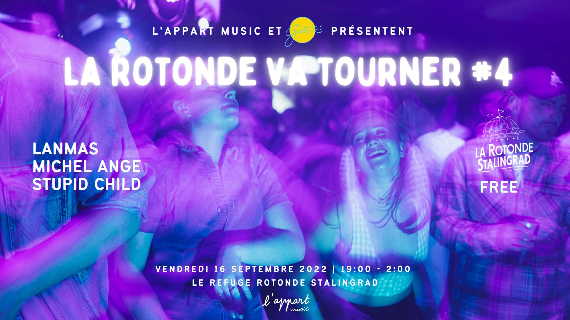 La Rotonde Va Tourner #4 • L’Appart Music Cover