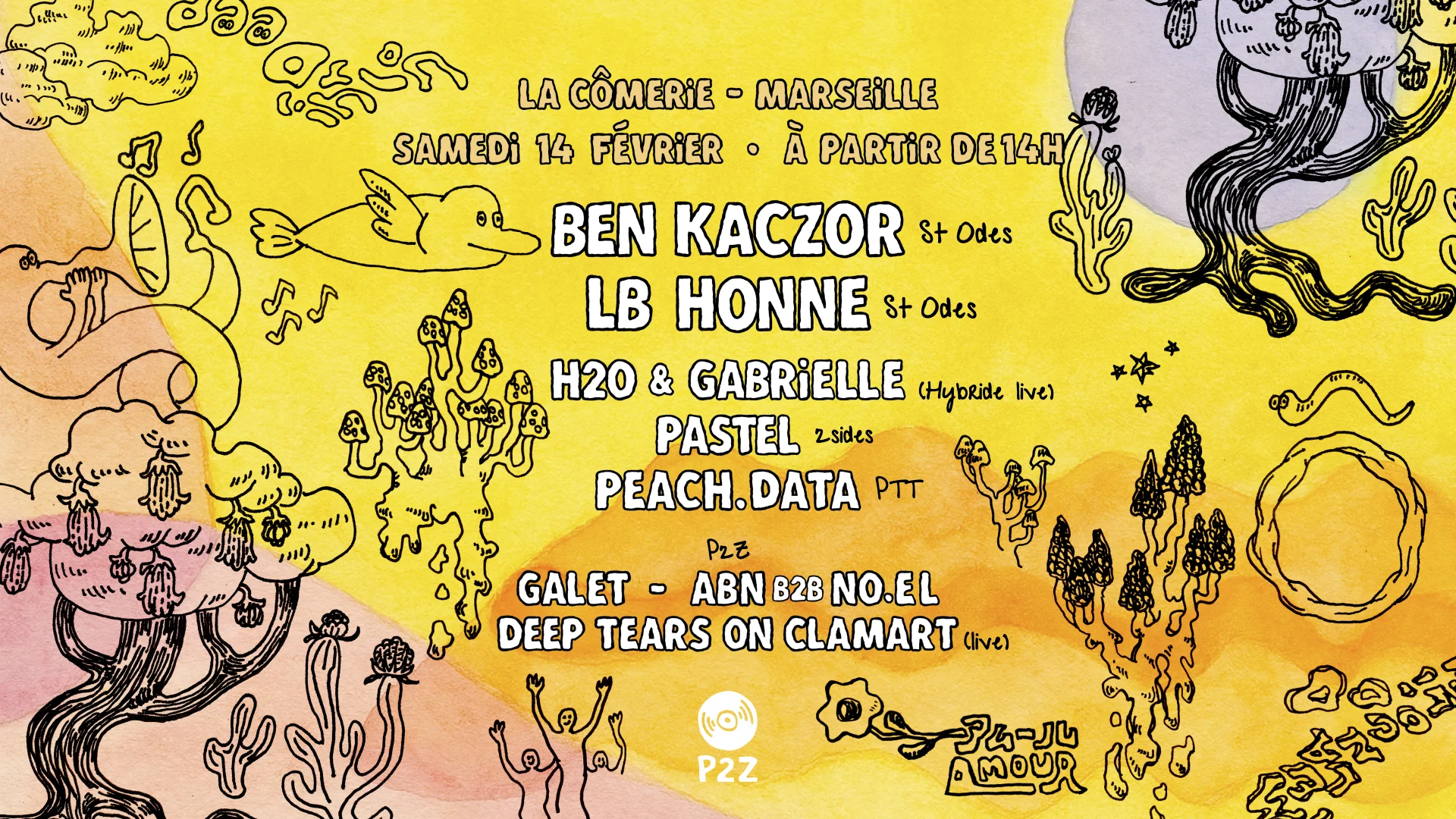 Lb Honne, Ben Kaczor, Pastel,H2o&Gabrielle, Peach.Data, Dtoc Cover