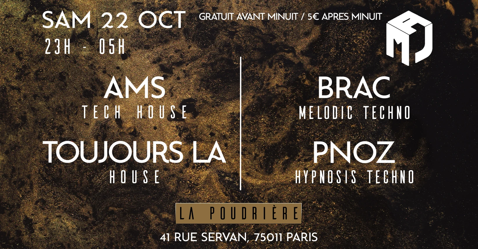 House To Techno - Maj Records At La Poudrière Cover