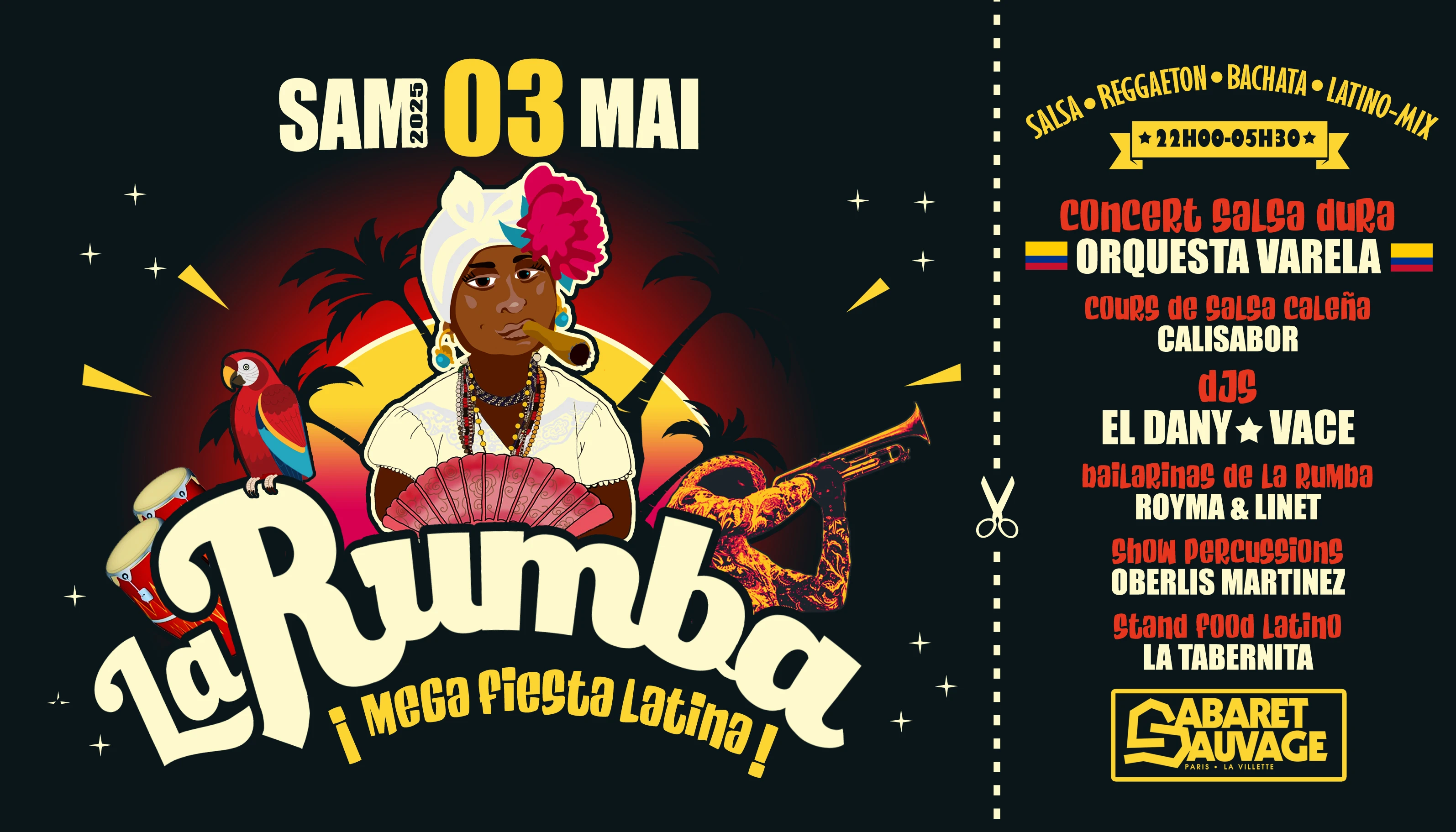 La Rumba ¡ Mega Fiesta Latina ! 03 Mai 2025 Cover