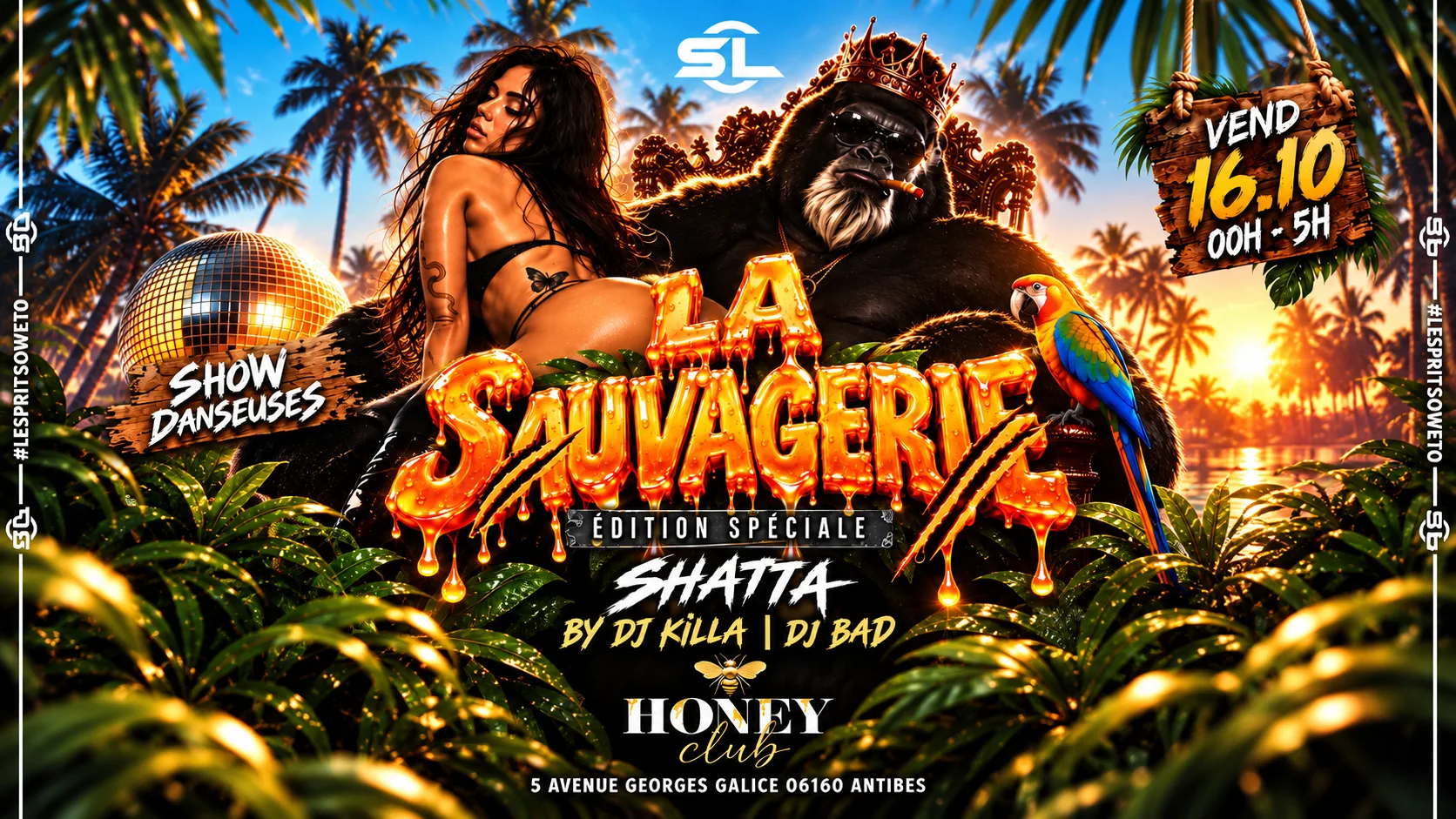 🌴 La Sauvagerie À Antibes ! 🦍🔥 Cover