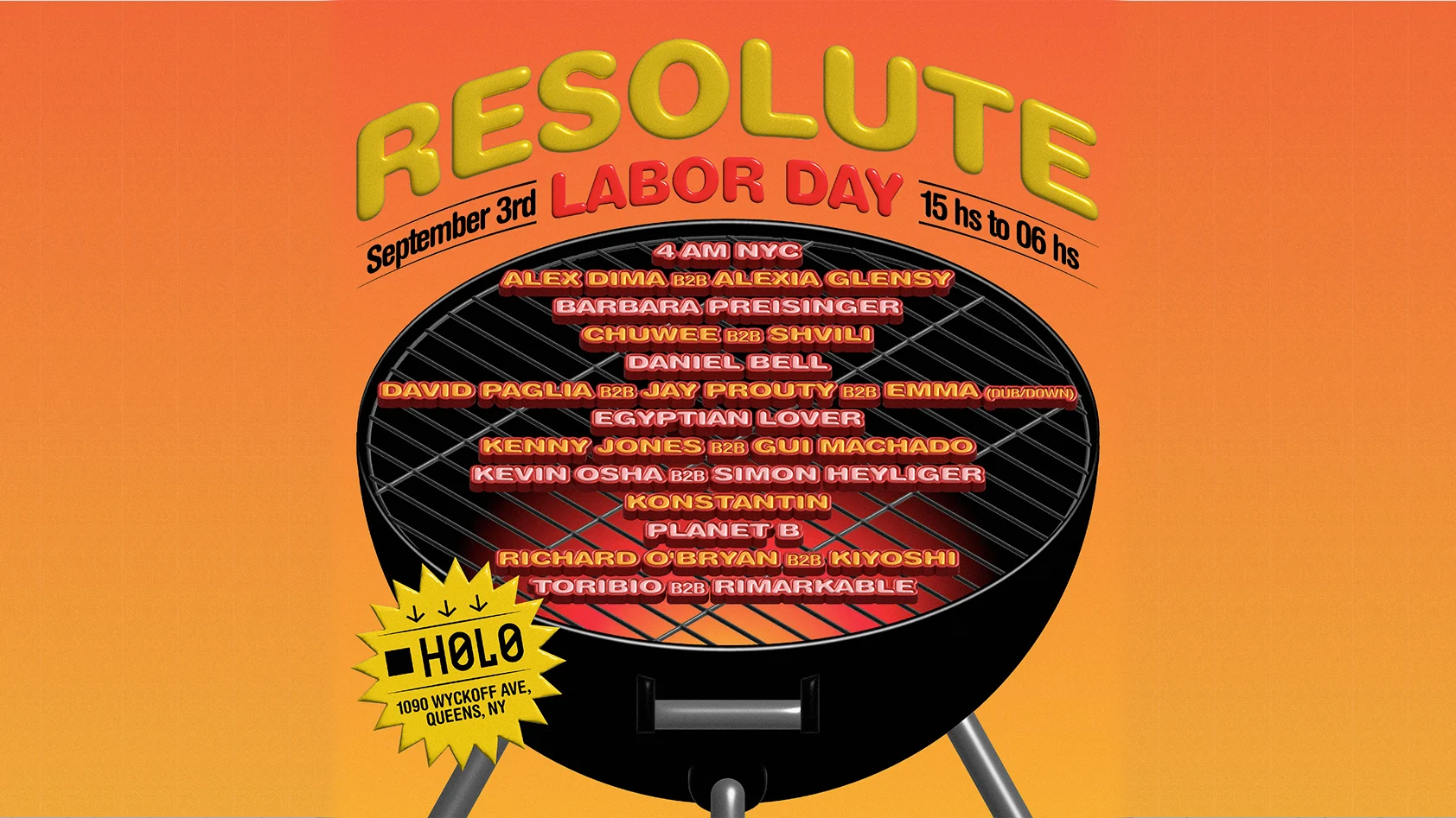 Resolute Labor Day Weekend Cover