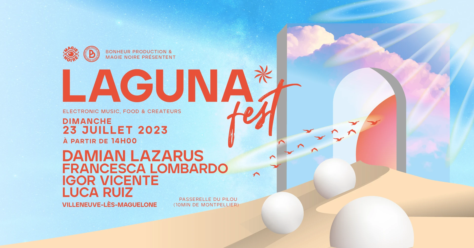 Laguna Fest 2023 : Damian Lazarus, Francesca Lombardo & ... Cover