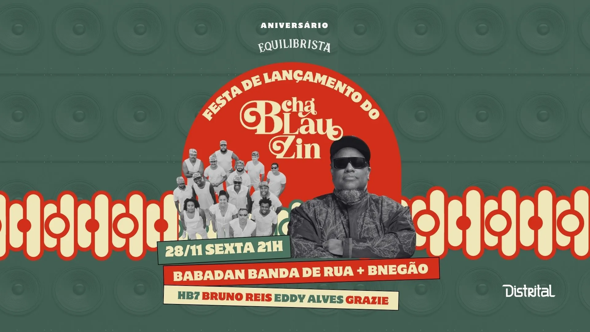 Cháblauzin - Festa De Lançamento - Babadan E Bnegão + Mais Cover