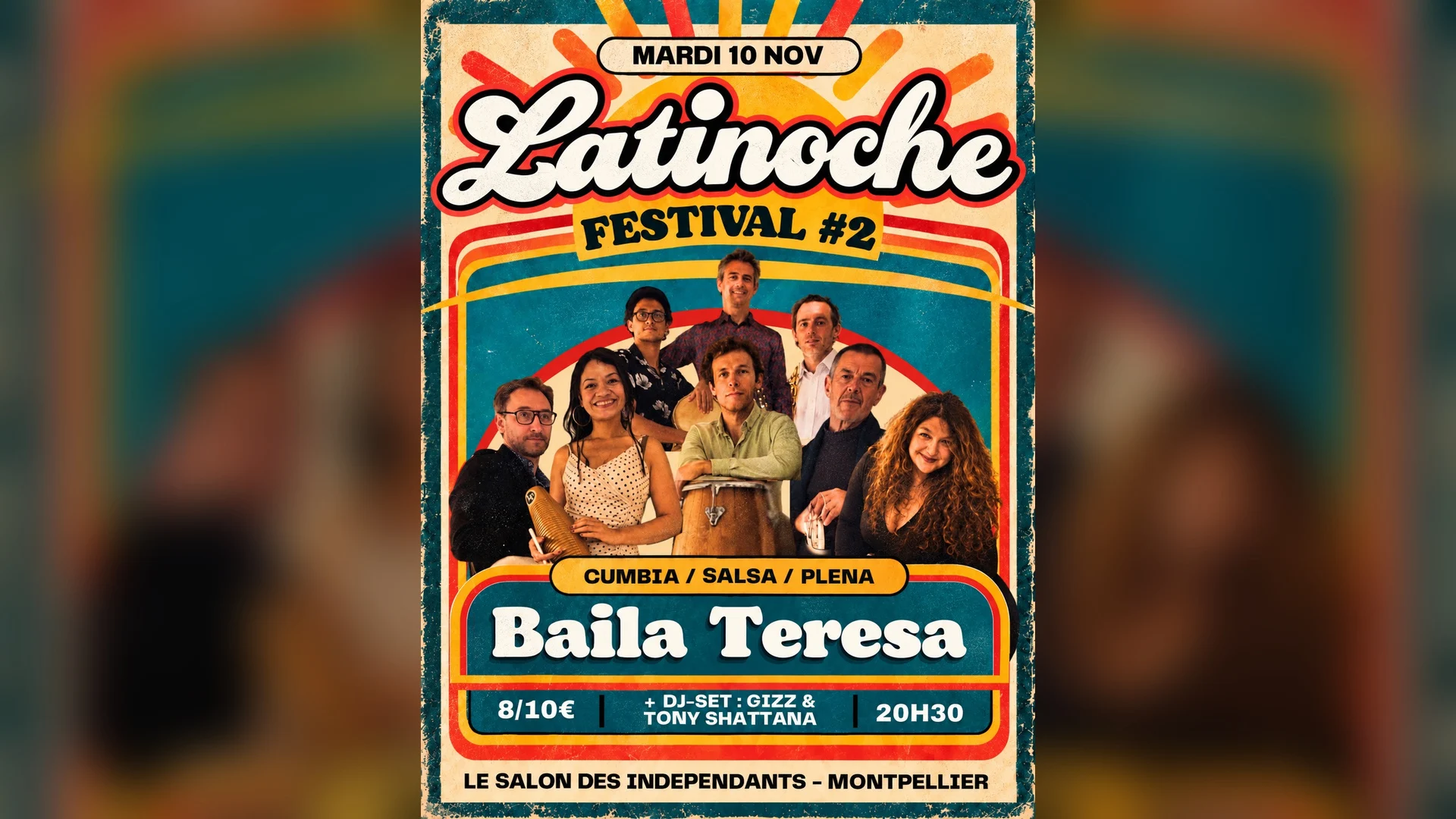 Baila Teresa (Cumbia/Salsa) + Gizz & Tony Shattana (Dj-Set) Cover