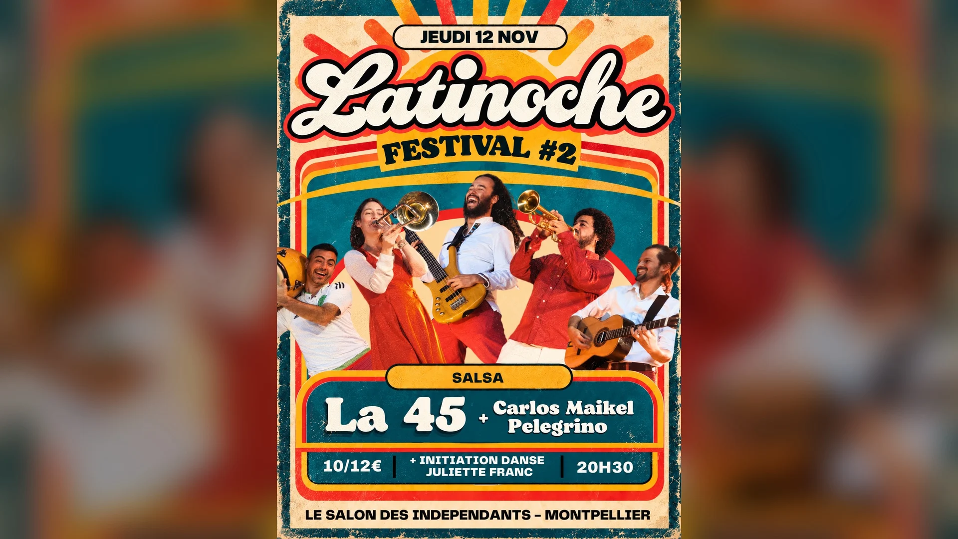 La 45 + Carlos Maikel Pelegrino (Salsa) - Latinoche Festival Cover
