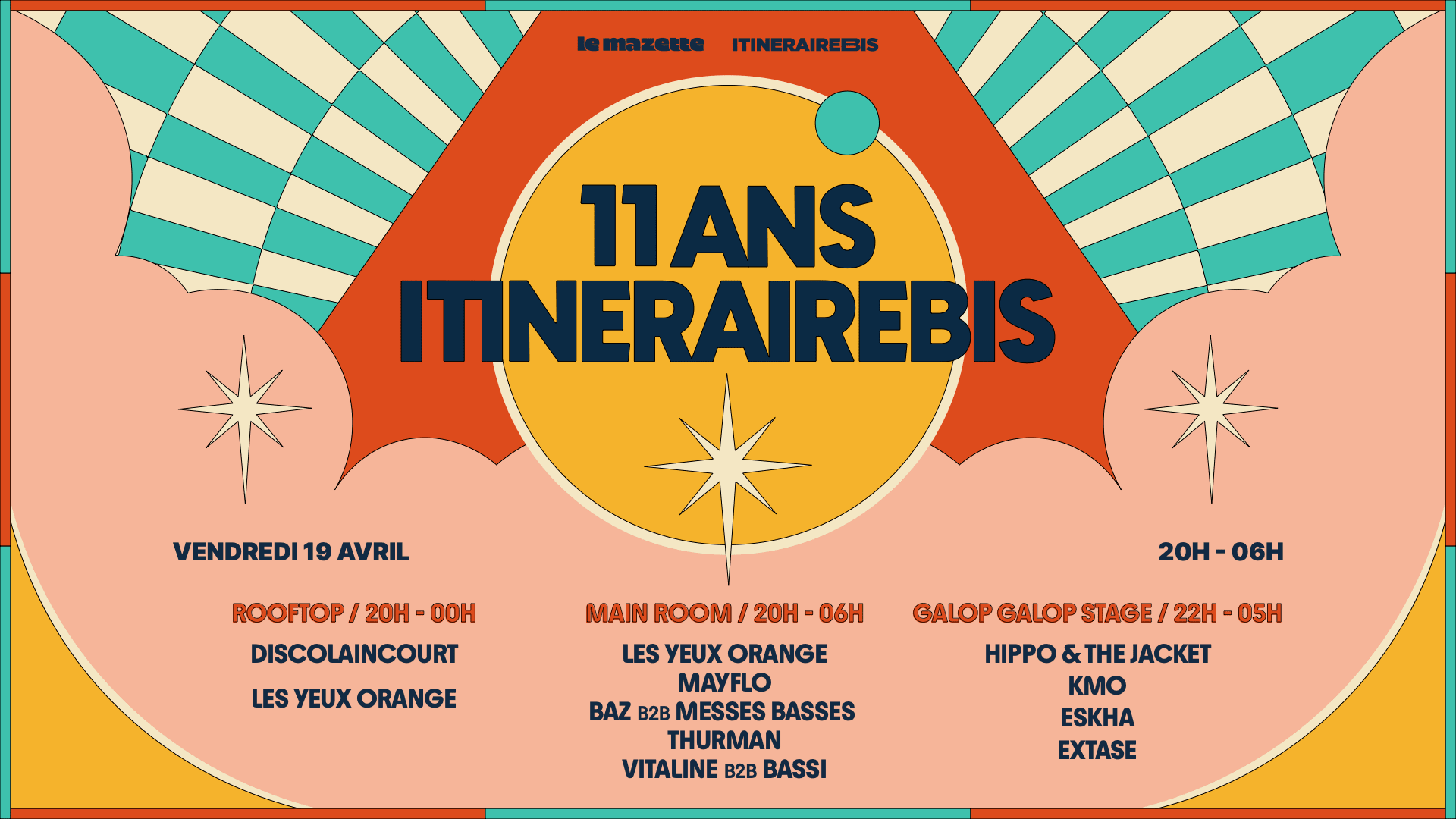 Itinérairebis 11 Years : Galop Galop,  Les Yeux Orange &More Cover