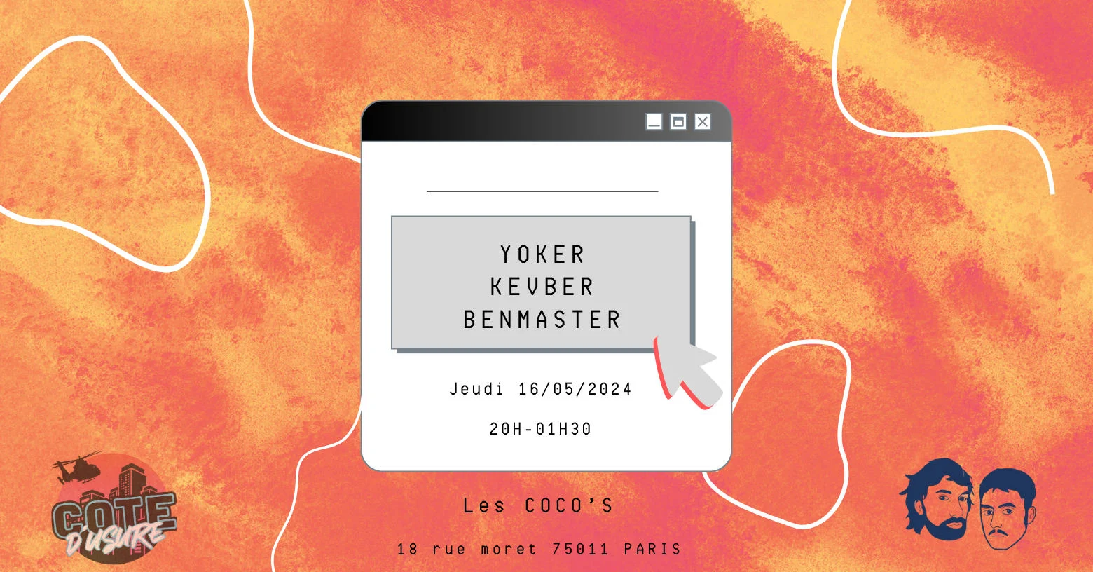Yoker, Kevber & Benmaster Aux Coco's Cover