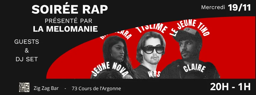 Soirée Rap Au Zig Zag Cover