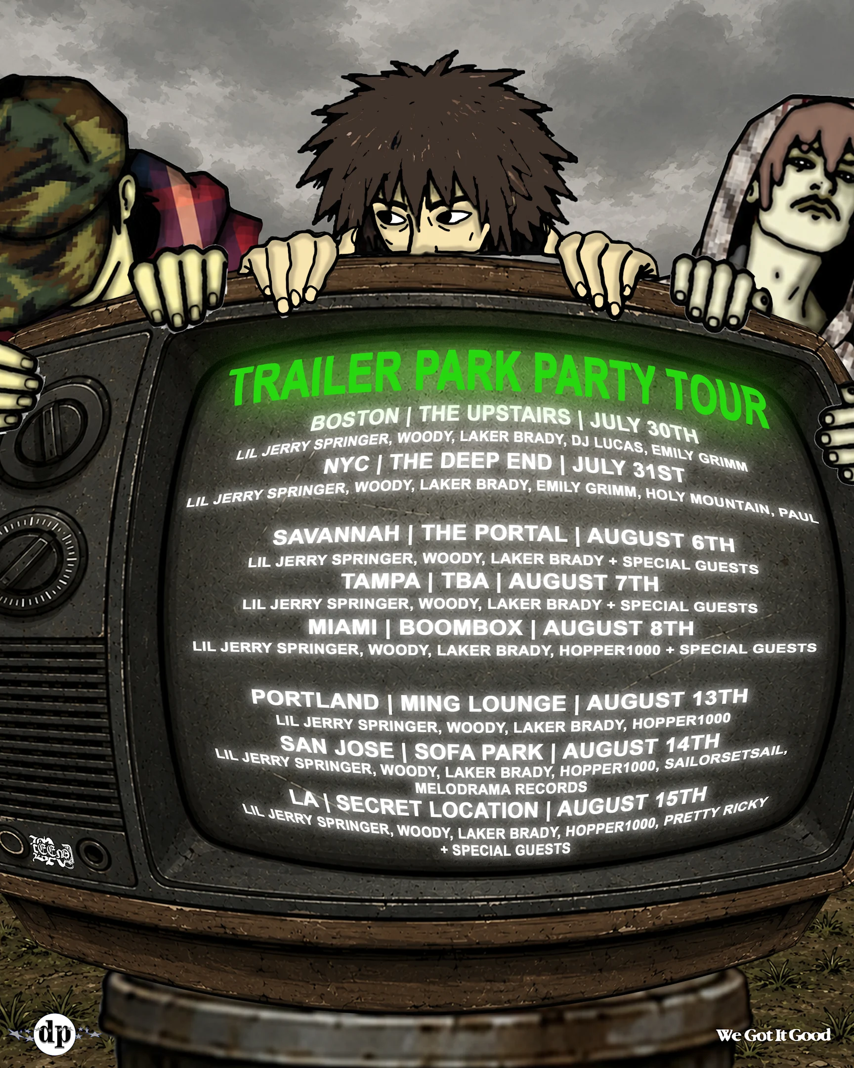 Tampa Trailer Park Party Tour Cover