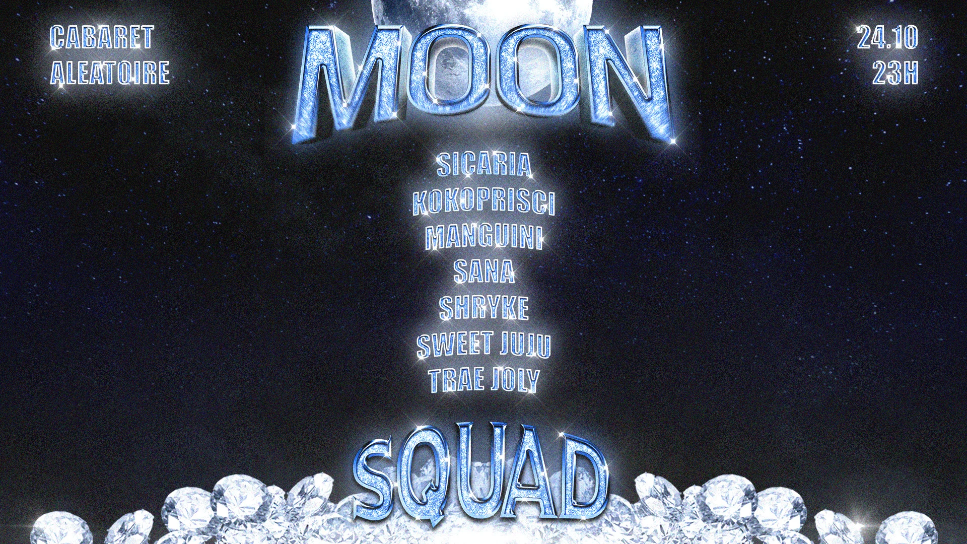 24/10| Club Cabaret X Moon Squad : Sicaria, Kokoprisci &More Cover