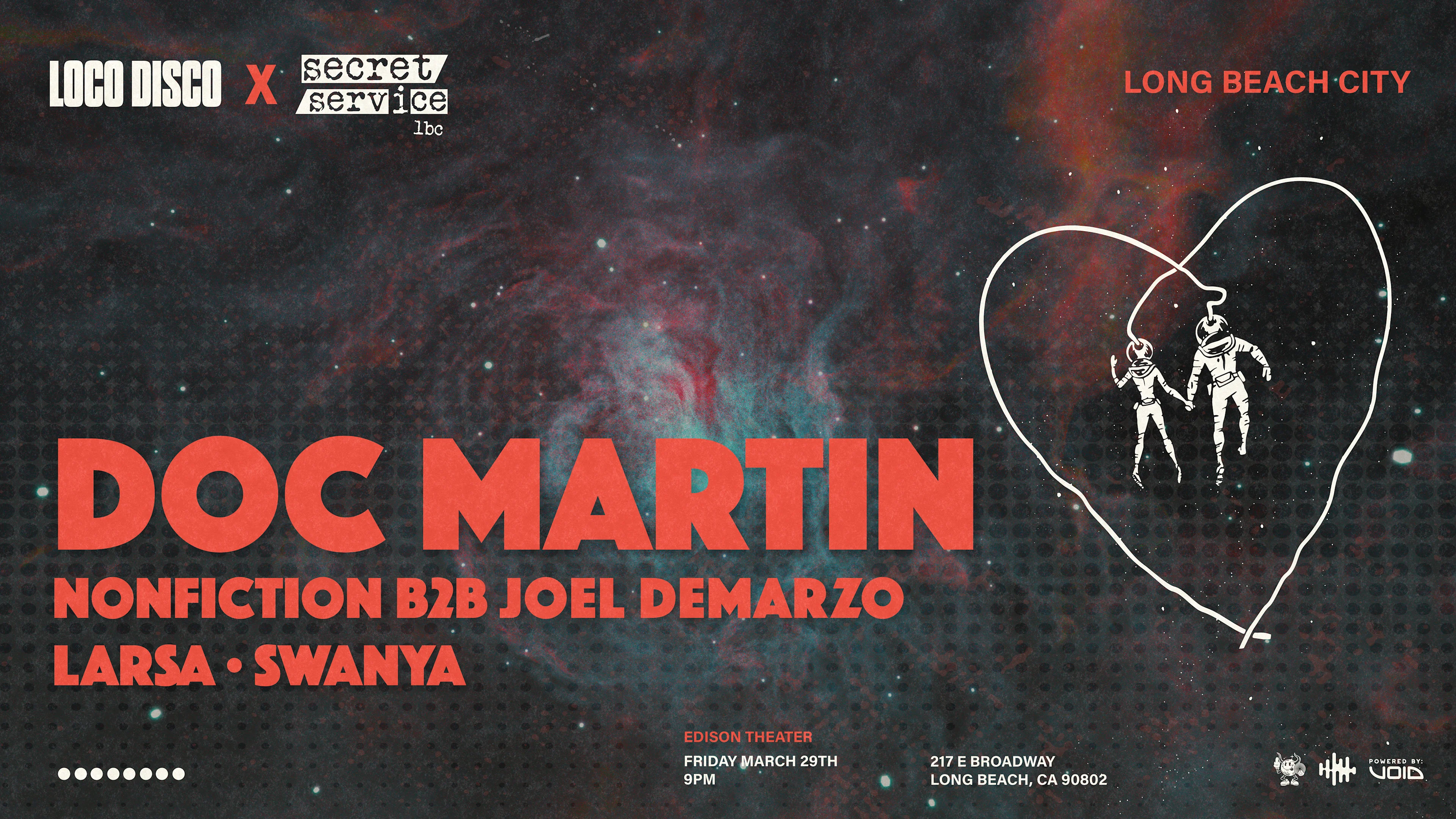 Loco Disco X Secret Service Presents Doc Martin Cover