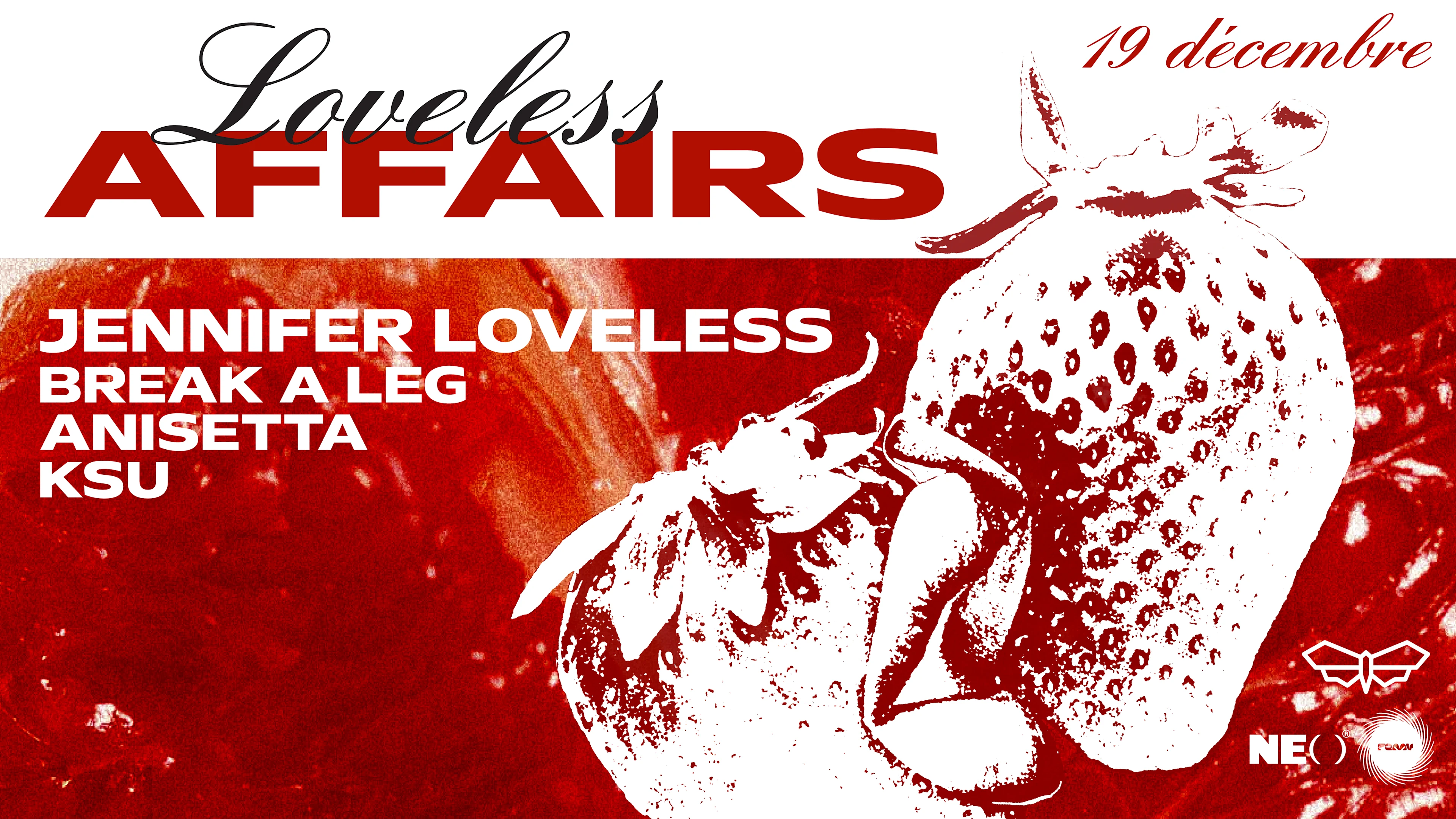 19/12 | Club Cabaret : Loveless Affairs - Neo X Pqmv Cover