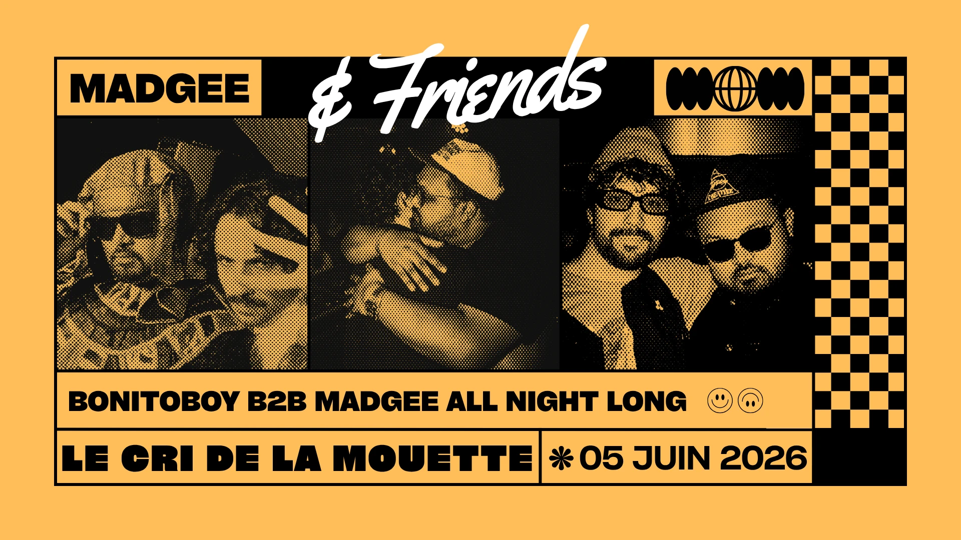 Madgee & Friends : Bonitoboy B2b Madgee - All Night Long Cover