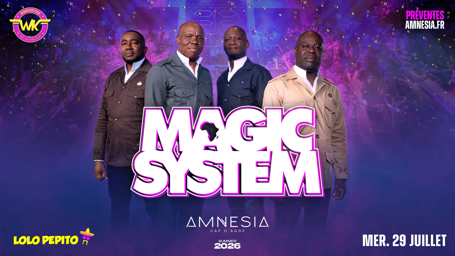 Magic System @ Amnesia Cover