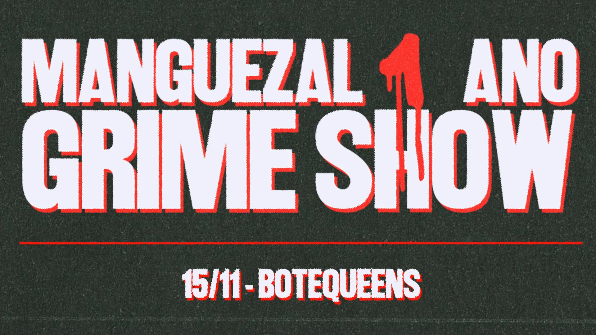 Manguezal 1 Ano: Grime Show Cover