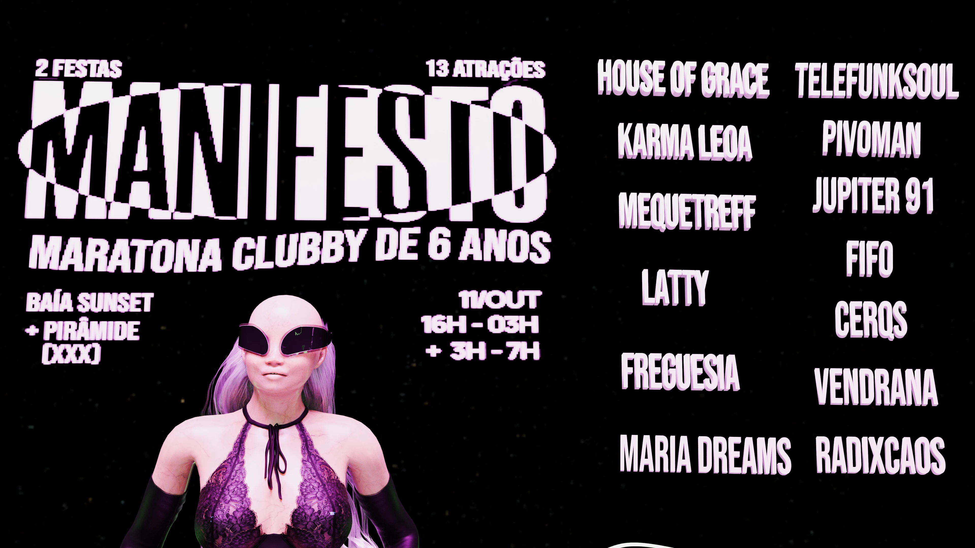 Manifesto Maratona Clubby De 6 Anos Cover