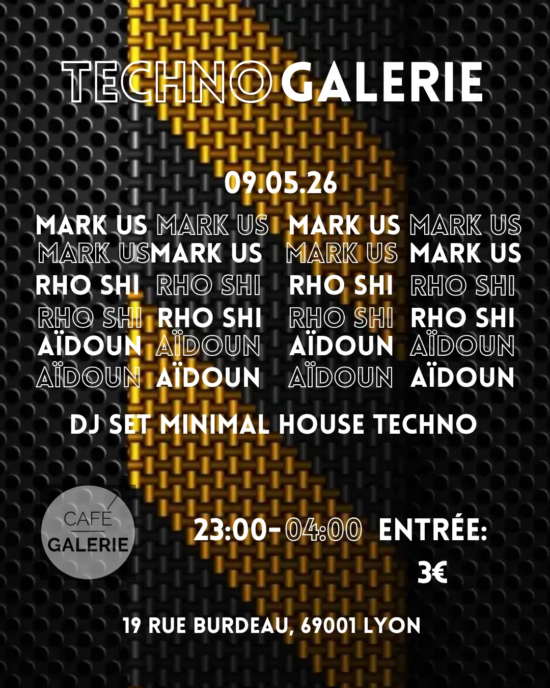 Techno Galerie Mark_Us X Rho-Shi X Aïdoun Cover