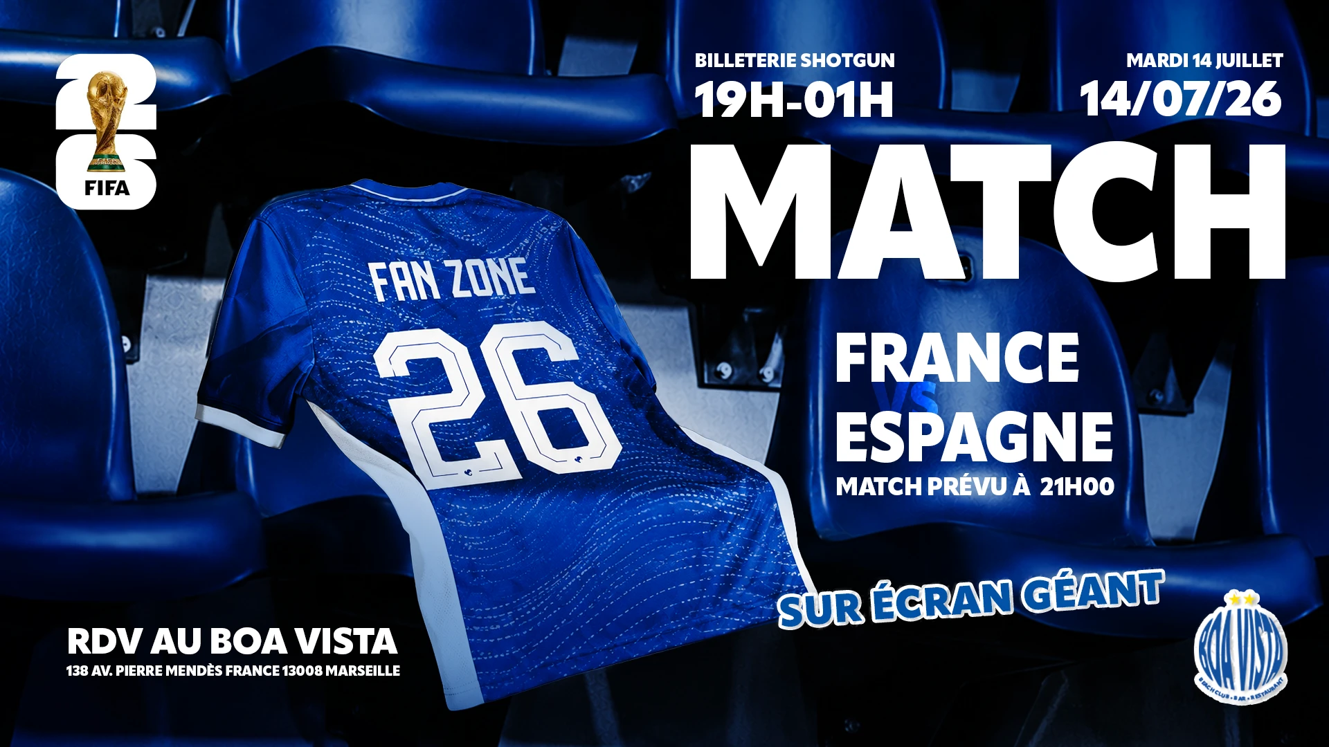Fan Zone Boa Vista France Vs Espagne Cover