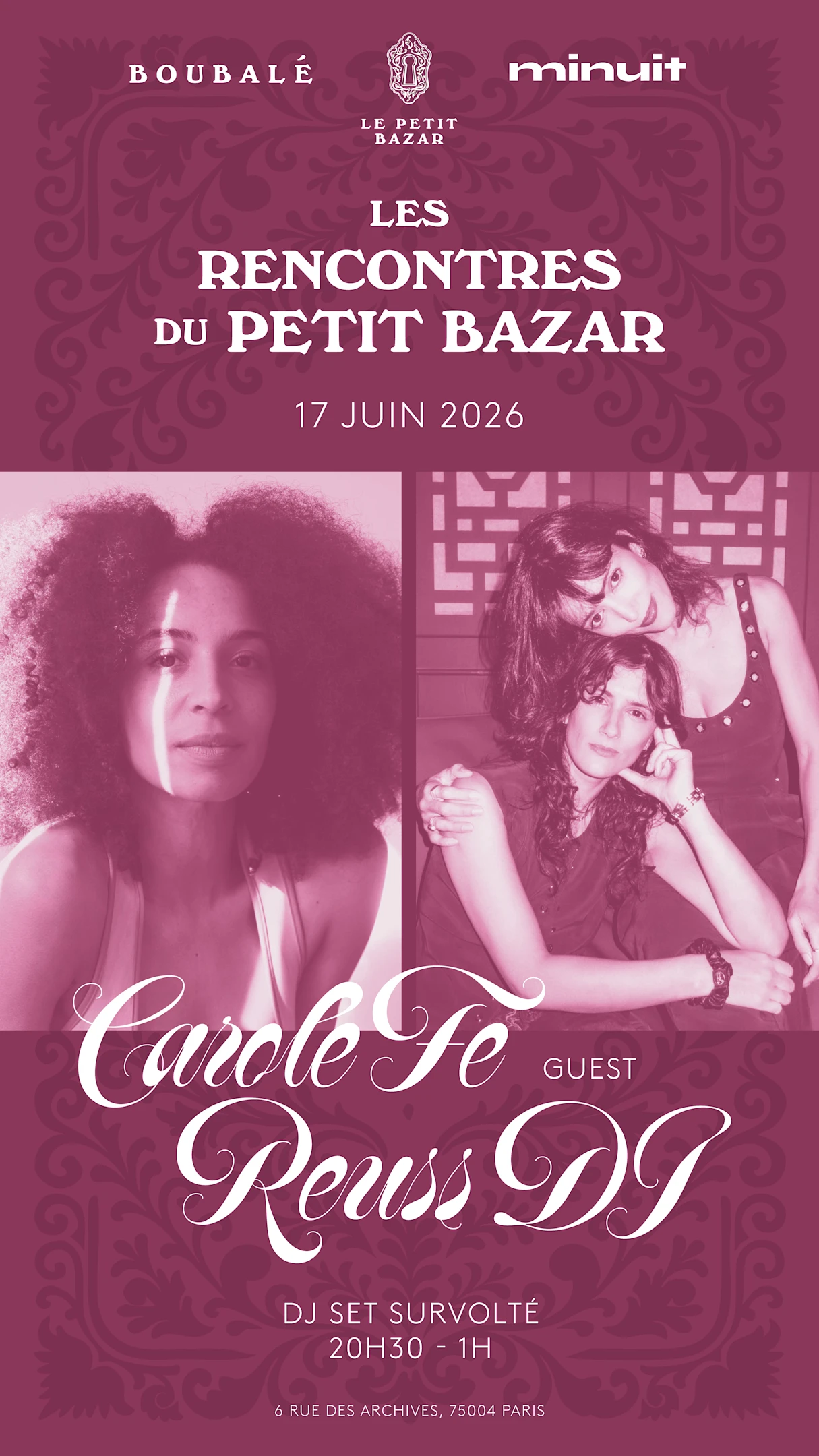 Les Rencontres Du Petit Bazar X Carole Fe & Reuss Dj Dj Set Cover